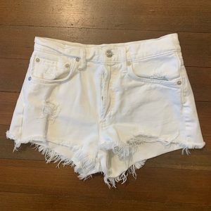 AGOLDE Parker cutoff short